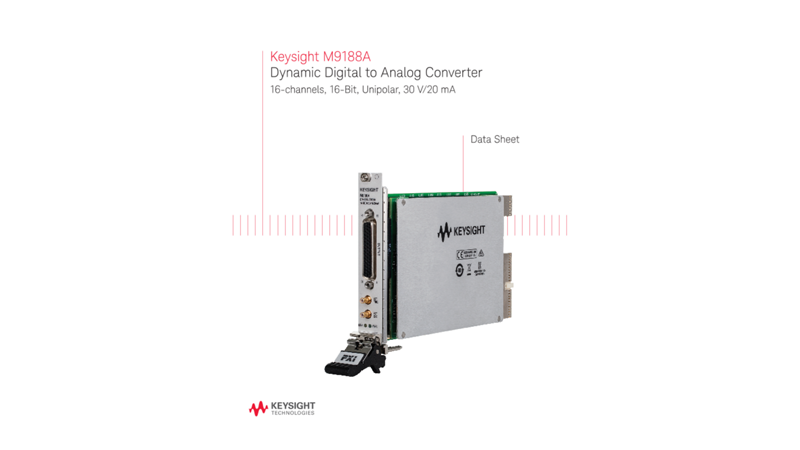 M9188A Dynamic Digital to Analog Converter